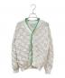 BOTTEGA VENETA（ボッテガベネタ）の古着「PATTERN CARDIGAN」｜ホワイト