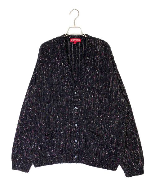 SUPREME（シュプリーム）SUPREME (シュプリーム) Confetti Cardigan ブラック サイズ:Lの古着・服飾アイテム