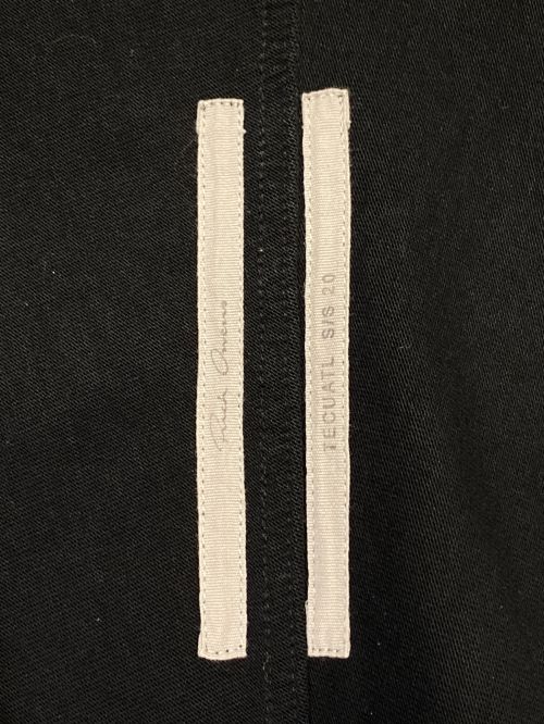 RICK OWENS（リックオウエンス）RICK OWENS (リックオウエンス) Zip Front Track Jacket ブラック サイズ:XSの古着・服飾アイテム