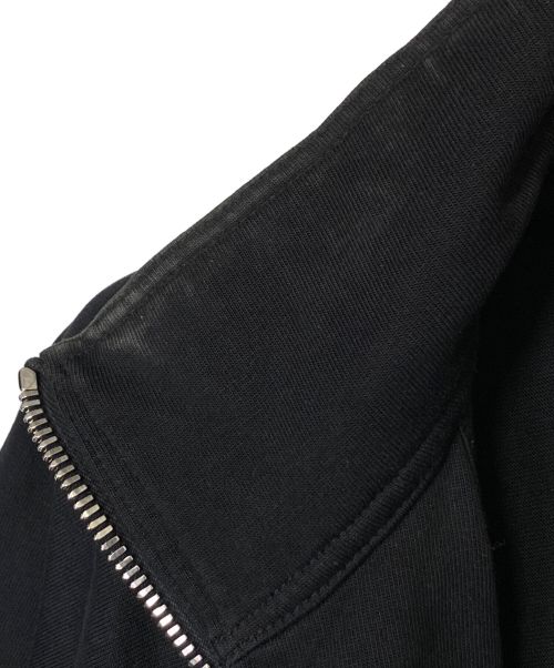 RICK OWENS（リックオウエンス）RICK OWENS (リックオウエンス) Zip Front Track Jacket ブラック サイズ:XSの古着・服飾アイテム