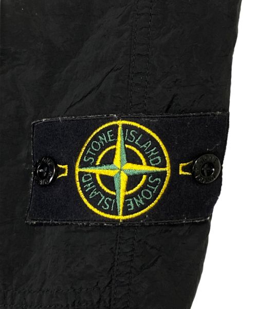 STONE ISLAND（ストーンアイランド）STONE ISLAND (ストーンアイランド) メタルナイロンパンツ ブラック サイズ:29の古着・服飾アイテム
