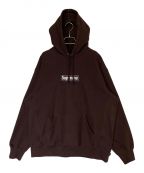 SUPREMEシュプリーム）の古着「Box Logo Hooded Sweatshirt」｜ブラウン