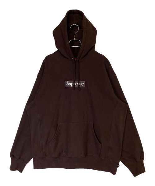 SUPREME（シュプリーム）SUPREME (シュプリーム) Box Logo Hooded Sweatshirt ブラウン サイズ:Lの古着・服飾アイテム
