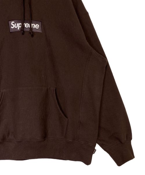 SUPREME（シュプリーム）SUPREME (シュプリーム) Box Logo Hooded Sweatshirt ブラウン サイズ:Lの古着・服飾アイテム