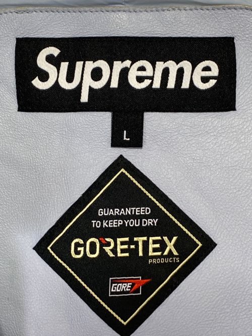 SUPREME（シュプリーム）SUPREME (シュプリーム) GORE-TEX Leather Jacket スカイブルー サイズ:Lの古着・服飾アイテム