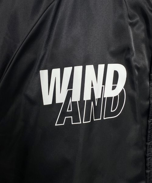 WIND AND SEA（ウィンダンシー）WIND AND SEA (ウィンダンシー) スタジアムジャケット ブラック サイズ:Lの古着・服飾アイテム