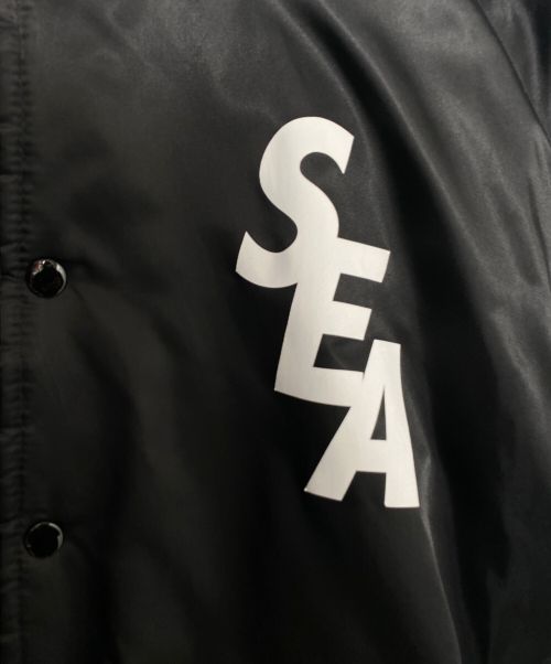 WIND AND SEA（ウィンダンシー）WIND AND SEA (ウィンダンシー) スタジアムジャケット ブラック サイズ:Lの古着・服飾アイテム