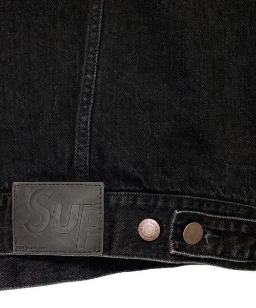 SUPREME（シュプリーム）SUPREME (シュプリーム) Distressed Selvedge Trucker Jacket ブラック サイズ:Lの古着・服飾アイテム