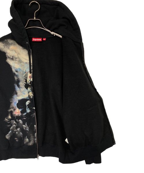 SUPREME（シュプリーム）SUPREME (シュプリーム) Frank Frazetta (フランク フラゼッタ) Zip Up Hooded Sweatshirt ブラック サイズ:Lの古着・服飾アイテム