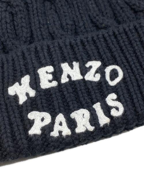KENZO（ケンゾー）KENZO (ケンゾー) VERDY (ヴェルディ) エンブロイド ビーニー ブラック サイズ:Uの古着・服飾アイテム