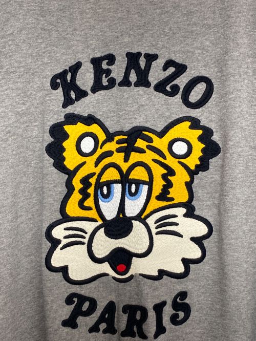 KENZO（ケンゾー）KENZO (ケンゾー) 'KENZO VERDY Market' エンブロイダリー スウェット グレー サイズ:3XLの古着・服飾アイテム
