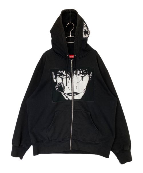 SUPREME（シュプリーム）SUPREME (シュプリーム) THE CROW (ザ・クロー) Zip Up Hooded Sweatshirt ブラック サイズ:XLの古着・服飾アイテム