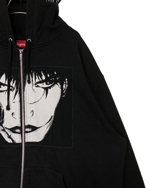 SUPREME（シュプリーム）SUPREME (シュプリーム) THE CROW (ザ・クロー) Zip Up Hooded Sweatshirt ブラック サイズ:XLの古着・服飾アイテム