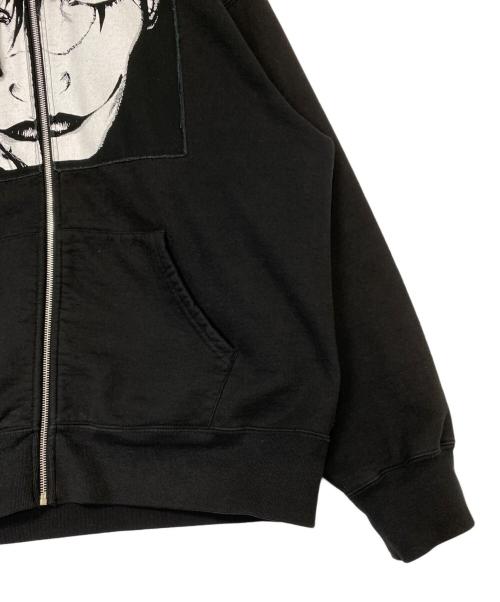 SUPREME（シュプリーム）SUPREME (シュプリーム) THE CROW (ザ・クロー) Zip Up Hooded Sweatshirt ブラック サイズ:XLの古着・服飾アイテム