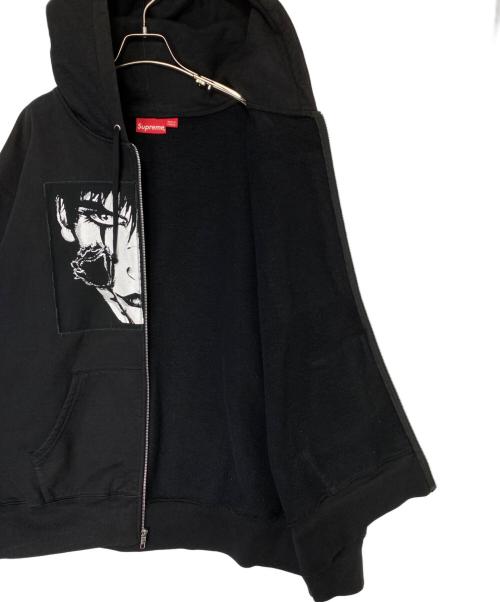 SUPREME（シュプリーム）SUPREME (シュプリーム) THE CROW (ザ・クロー) Zip Up Hooded Sweatshirt ブラック サイズ:XLの古着・服飾アイテム