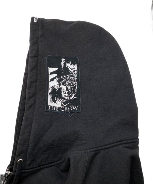 SUPREME（シュプリーム）SUPREME (シュプリーム) THE CROW (ザ・クロー) Zip Up Hooded Sweatshirt ブラック サイズ:XLの古着・服飾アイテム