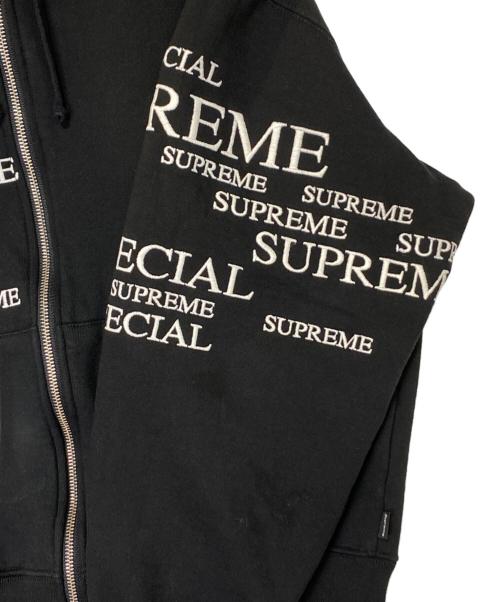 SUPREME（シュプリーム）SUPREME (シュプリーム) Special Zip Up Hooded Sweatshirt ブラック サイズ:Mの古着・服飾アイテム