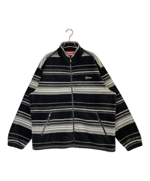 SUPREME（シュプリーム）SUPREME (シュプリーム) Strip Zip Up Fleece Jacket ブラック サイズ:Lの古着・服飾アイテム