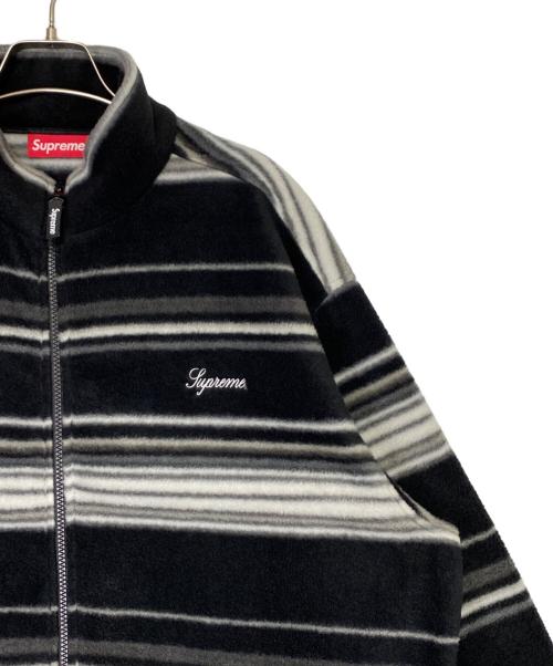 SUPREME（シュプリーム）SUPREME (シュプリーム) Strip Zip Up Fleece Jacket ブラック サイズ:Lの古着・服飾アイテム
