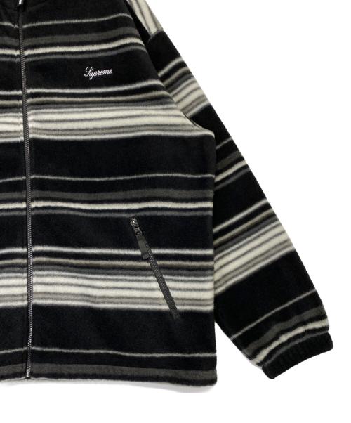 SUPREME（シュプリーム）SUPREME (シュプリーム) Strip Zip Up Fleece Jacket ブラック サイズ:Lの古着・服飾アイテム