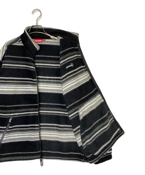SUPREME（シュプリーム）SUPREME (シュプリーム) Strip Zip Up Fleece Jacket ブラック サイズ:Lの古着・服飾アイテム