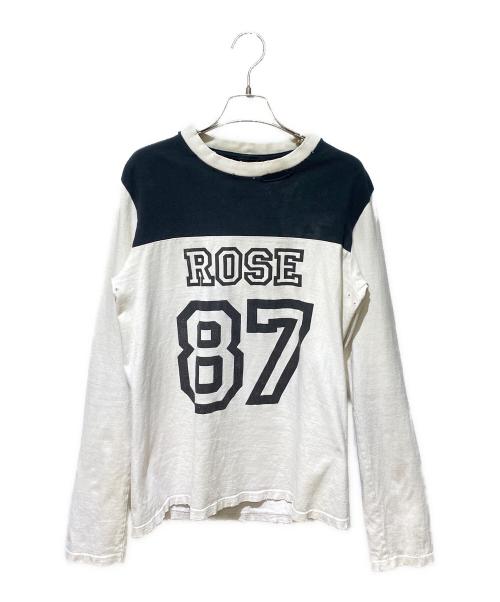 NUMBER (N)INE（ナンバーナイン）NUMBER (N)INE (ナンバーナイン) 06SS ガンズ期 カットソー ホワイト サイズ:Ｍの古着・服飾アイテム