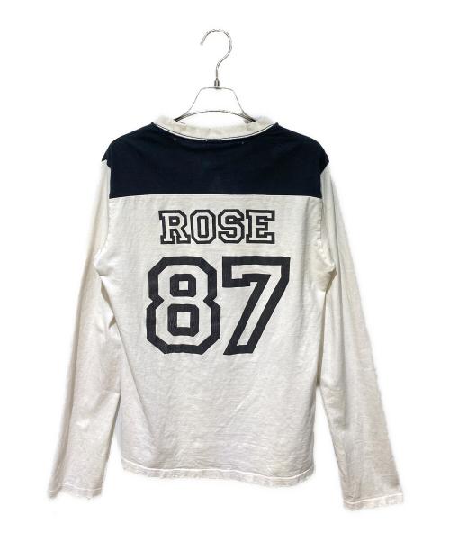 NUMBER (N)INE（ナンバーナイン）NUMBER (N)INE (ナンバーナイン) 06SS ガンズ期 カットソー ホワイト サイズ:Ｍの古着・服飾アイテム