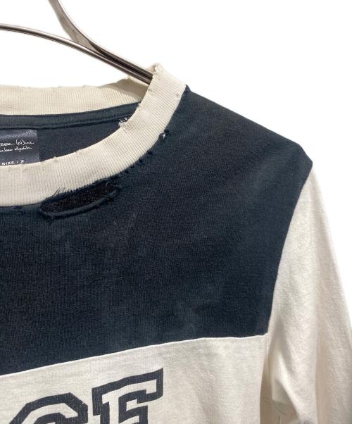 NUMBER (N)INE（ナンバーナイン）NUMBER (N)INE (ナンバーナイン) 06SS ガンズ期 カットソー ホワイト サイズ:Ｍの古着・服飾アイテム
