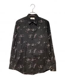 CELINE（セリーヌ）の古着「アローロゴプリントシャツプリントシャツ」｜ブラック