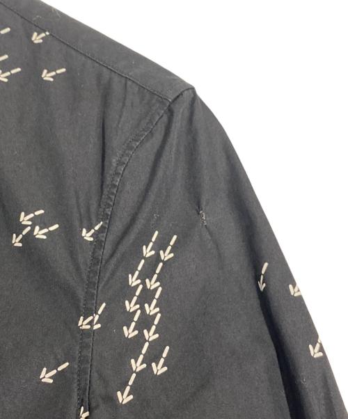 CELINE（セリーヌ）CELINE (セリーヌ) アローロゴプリントシャツプリントシャツ ブラック サイズ:36の古着・服飾アイテム