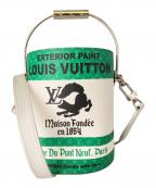 LOUIS VUITTONルイ ヴィトン）の古着「LVペイントカン」｜ホワイト×グリーン