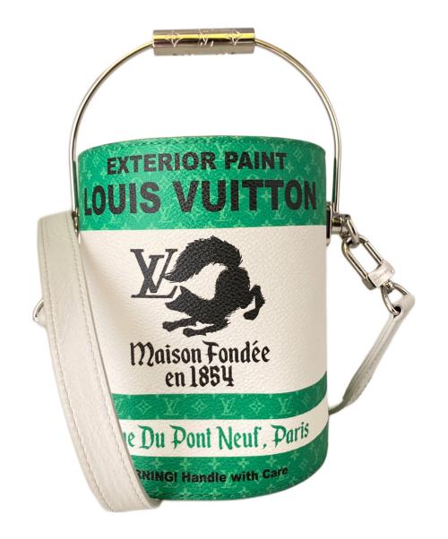 LOUIS VUITTON（ルイ ヴィトン）LOUIS VUITTON (ルイ ヴィトン) LVペイントカン ホワイト×グリーン サイズ:-の古着・服飾アイテム