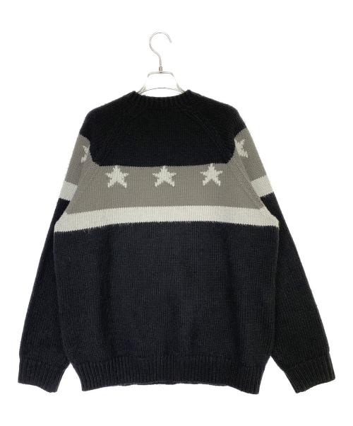 SUPREME（シュプリーム）SUPREME (シュプリーム) Stars Sweater ブラック サイズ:Lの古着・服飾アイテム