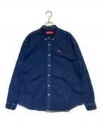 SUPREMEシュプリーム）の古着「Small Box Denim Shirts」｜インディゴ