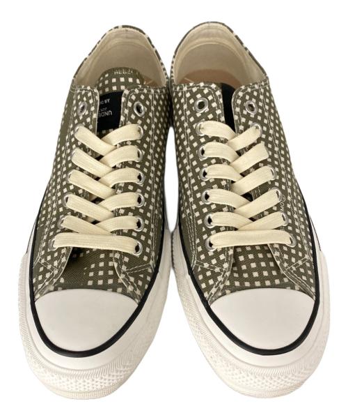 CONVERSE ADDICT（コンバース アディクト）CONVERSE ADDICT (コンバース アディクト) N.HOOLYWOOD (エヌ ハリウッド) UNDERCOVER (アンダーカバー) CHUCK TAYLOR NU OX オリーブ サイズ:27.5cm(US9.5)の古着・服飾アイテム