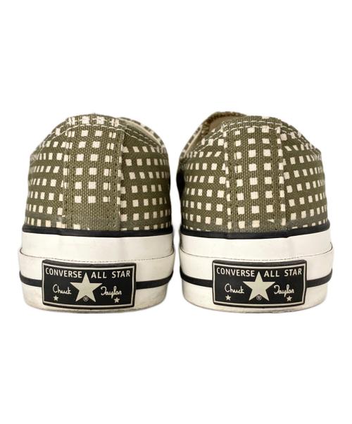 CONVERSE ADDICT（コンバース アディクト）CONVERSE ADDICT (コンバース アディクト) N.HOOLYWOOD (エヌ ハリウッド) UNDERCOVER (アンダーカバー) CHUCK TAYLOR NU OX オリーブ サイズ:27.5cm(US9.5)の古着・服飾アイテム