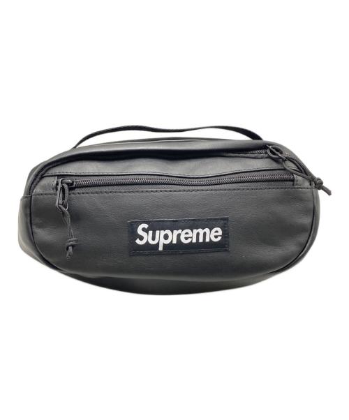 SUPREME（シュプリーム）SUPREME (シュプリーム) 24FW Leather Waist Bag ブラック サイズ:-の古着・服飾アイテム