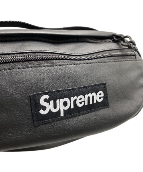 SUPREME（シュプリーム）SUPREME (シュプリーム) 24FW Leather Waist Bag ブラック サイズ:-の古着・服飾アイテム