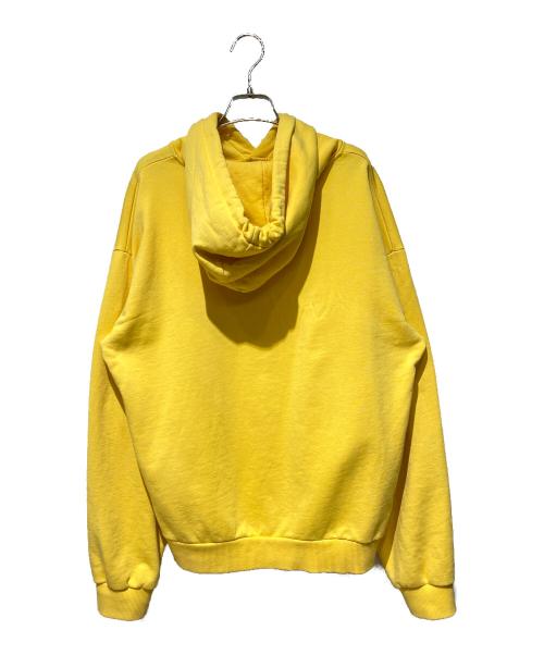 CELINE（セリーヌ）CELINE (セリーヌ) STUDS LOGO PULLOVER（スタッズロゴパーカー） イエロー サイズ:Lの古着・服飾アイテム