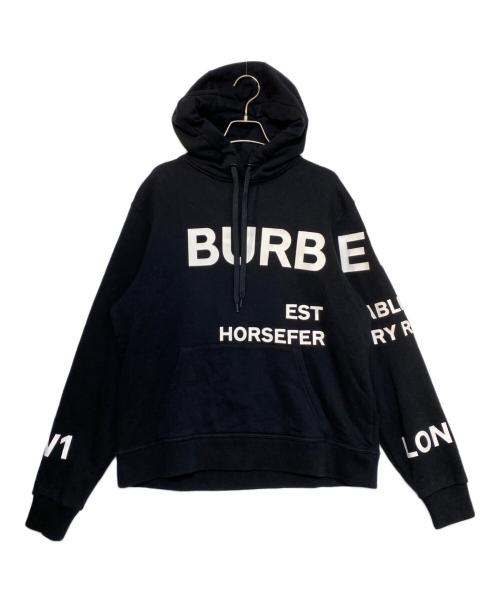 BURBERRY（バーバリー）BURBERRY (バーバリー) ホースフェリーロゴパーカー ブラック サイズ:Mの古着・服飾アイテム