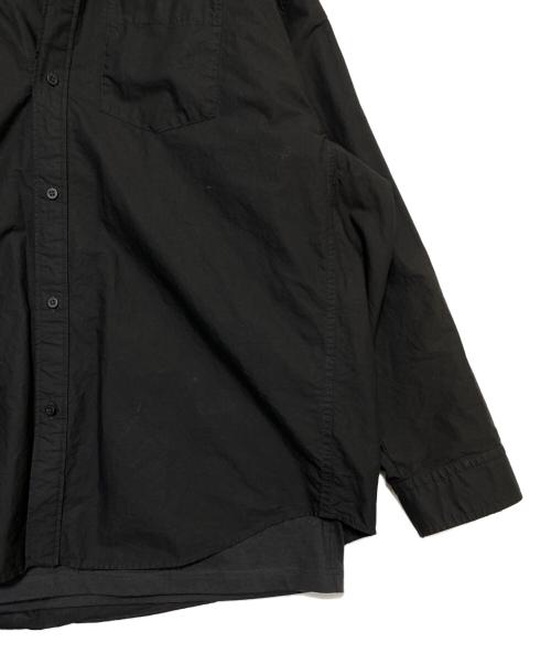 BALENCIAGA（バレンシアガ）BALENCIAGA (バレンシアガ) L/S LAYERED SHIRT ブラック サイズ:2の古着・服飾アイテム