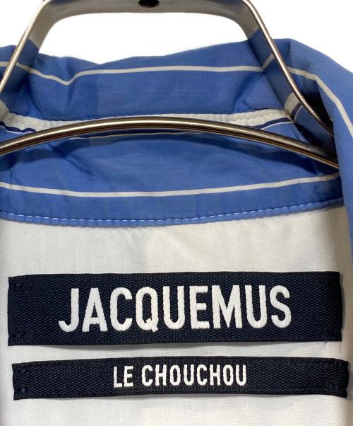jacquemus（ジャックムス）jacquemus (ジャックムス) LONG-SLEEVED SHIRTS スカイブルー×ホワイト サイズ:48の古着・服飾アイテム