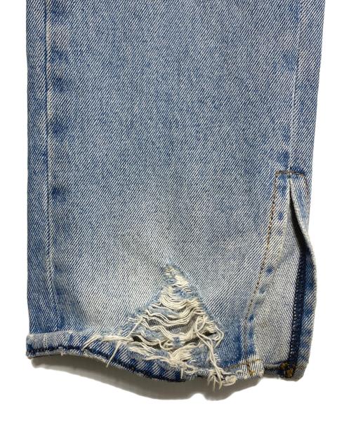 OFFWHITE（オフホワイト）OFFWHITE (オフホワイト) EV BRAVADO (エブ ブラバド) Slim Denim Pant W Strass スカイブルー サイズ:32の古着・服飾アイテム