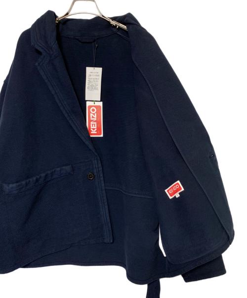 KENZO（ケンゾー）KENZO (ケンゾー) VERDY (ヴェルディ) ロゴ デザイン ワーク ウェア ジャケット ネイビー サイズ:Mの古着・服飾アイテム