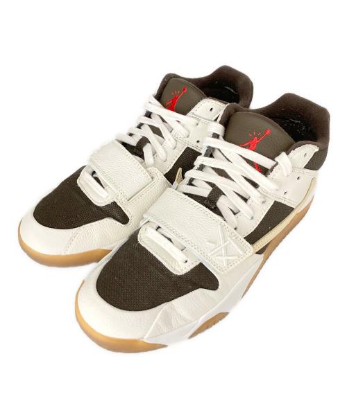 NIKE（ナイキ）NIKE (ナイキ) Travis Scott (トラヴィススコット) Jumpman Jack TR ホワイト×ブラウン サイズ:28cm(US10)の古着・服飾アイテム