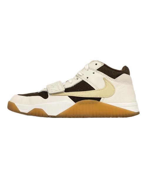 NIKE（ナイキ）NIKE (ナイキ) Travis Scott (トラヴィススコット) Jumpman Jack TR ホワイト×ブラウン サイズ:28cm(US10)の古着・服飾アイテム