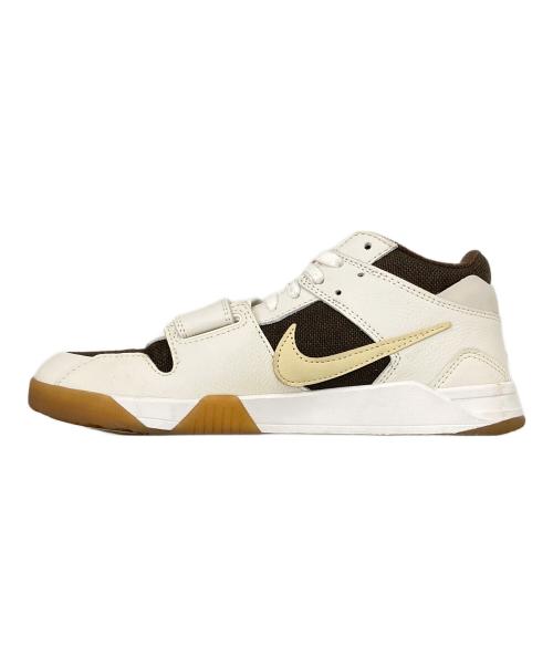 NIKE（ナイキ）NIKE (ナイキ) Travis Scott (トラヴィススコット) Jumpman Jack TR ホワイト×ブラウン サイズ:28cm(US10)の古着・服飾アイテム