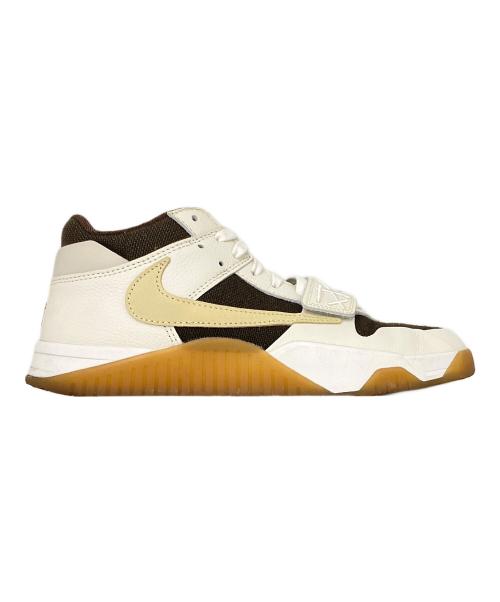 NIKE（ナイキ）NIKE (ナイキ) Travis Scott (トラヴィススコット) Jumpman Jack TR ホワイト×ブラウン サイズ:28cm(US10)の古着・服飾アイテム