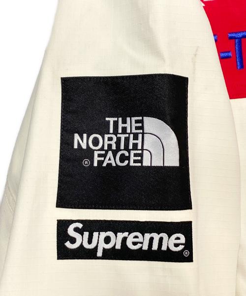 SUPREME（シュプリーム）SUPREME (シュプリーム) THE NORTH FACE (ザ ノース フェイス) Expedition Jacket GORE-TEX ホワイト×レッド サイズ:Lの古着・服飾アイテム