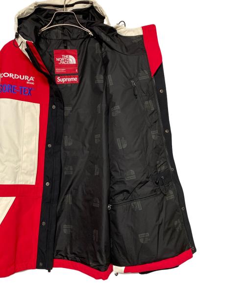 SUPREME（シュプリーム）SUPREME (シュプリーム) THE NORTH FACE (ザ ノース フェイス) Expedition Jacket GORE-TEX ホワイト×レッド サイズ:Lの古着・服飾アイテム